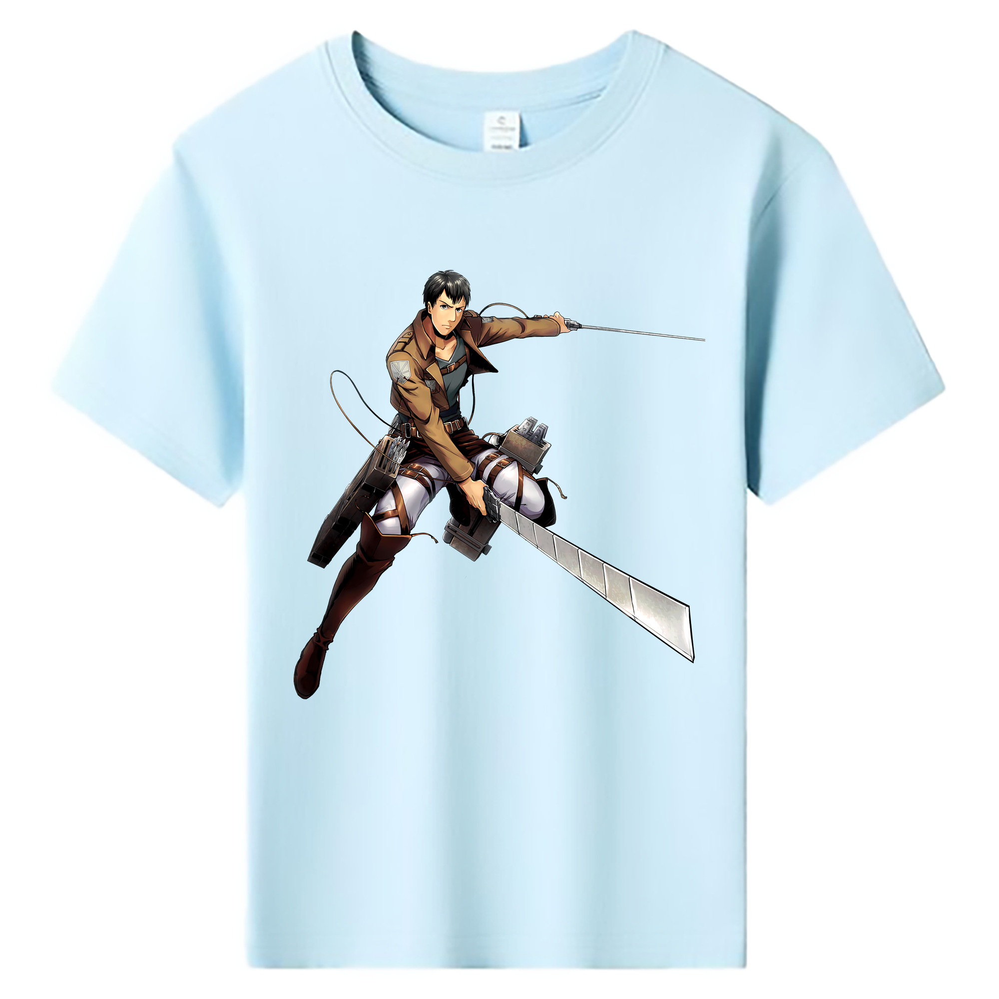 （画像用） 進撃の巨人 ベルトルト・フーバー Attack on Titan Bertholdt Hoover 綿100％キッズTシャツ（フロントプリント）